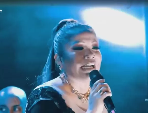 'La Faraon' fue muy cauta al referirse a los dime y diretes que mantiene con la vocalista de 'Alma Bella'Yolanda Medina/ Foto: América Hoy