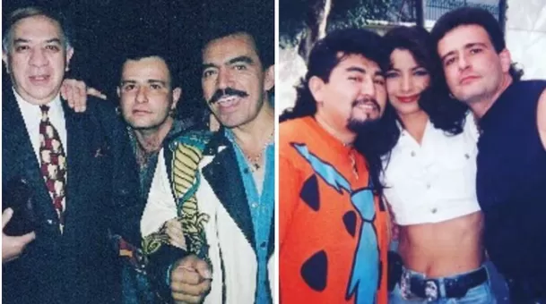 El productor Emilio Larrosa, Carlos Miguel y Joan Sebastian; 'El Koreano', Pilar Montenegro y Carlos Miguel / IG: Carlos Miguel El productor Emilio Larrosa, Carlos Miguel y Joan Sebastian; 'El Koreano', Pilar Montenegro y Carlos Miguel / IG: Carlos Miguel