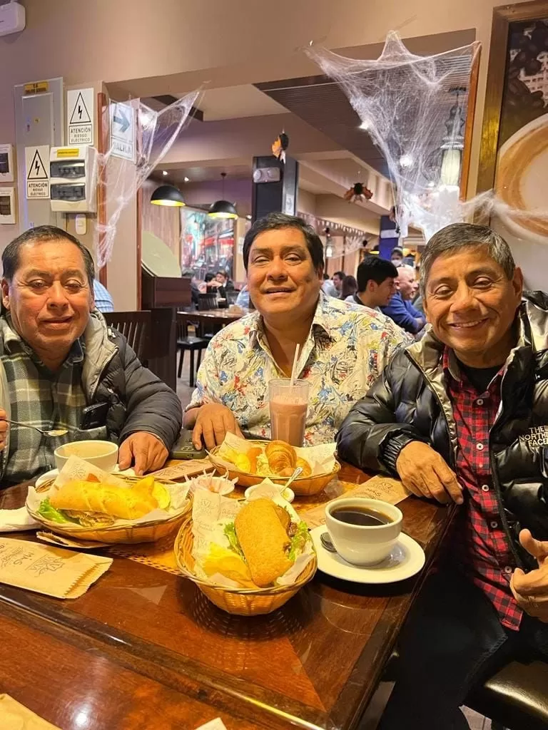 Don Víctor, Javier y Walter Yaipén Don Víctor, Javier y Walter Yaipén