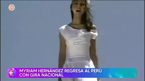 Myriam Hernández anuncia nuevas fechas de su gira por Perú / América TV