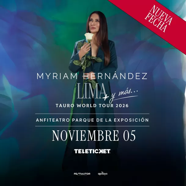 Segunda fecha del concierto de Myriam Hernández en Lima / IG: @myriamhernandez_oficial