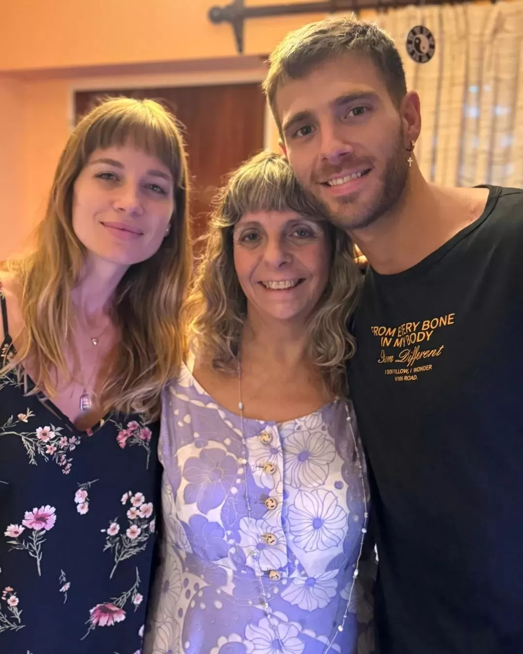 Manuela, Patricia Aguirre (Madre de Juan Ignacio Di Marco) y Nacho Di Marco/Foto: Instagram