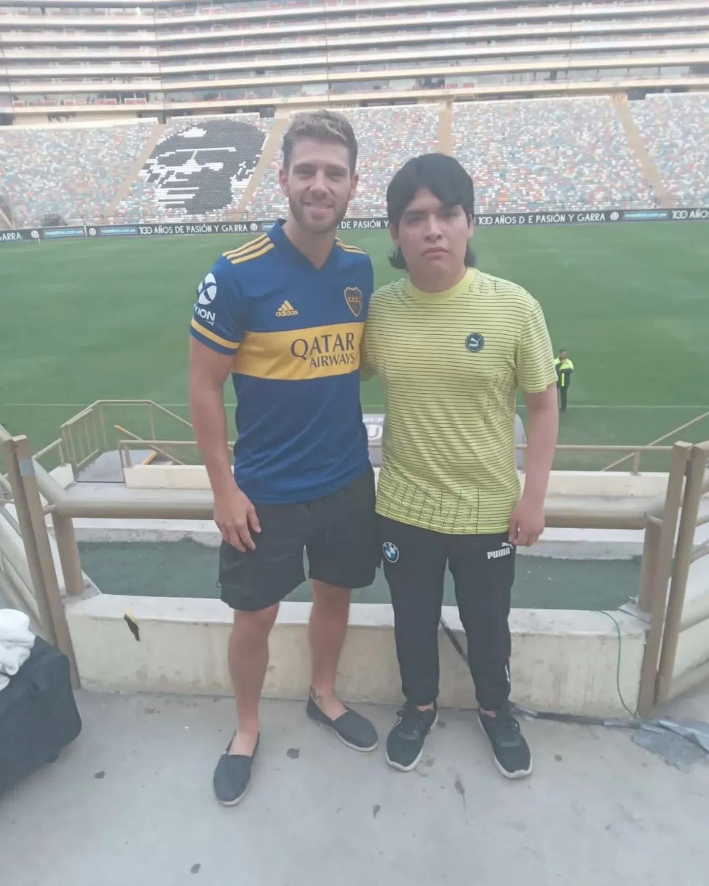 Nacho Di Marco es hincha de Boca Juniors de Argentina y es amante del fútbol/Foto: Instagram