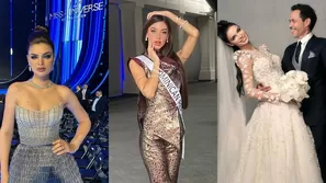 Nadia Ferreira aclaró que no tuvo nada que ver con la descalificación de la ex de Marc Anthony Mariana Downing en el MIss Universo/Fotos: Instagram/Video: En casa/Telemundo