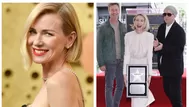 Naomi Watts recibe estrella en el Paseo de la Fama en Hollywood
