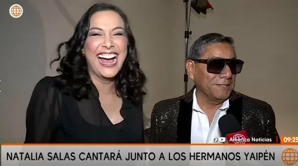 Natalia Salas cantará con los Hermanos Yaipén en el Gran Teatro Nacional / América Espectáculos Natalia Salas cantará con los Hermanos Yaipén en el Gran Teatro Nacional / América Espectáculos
