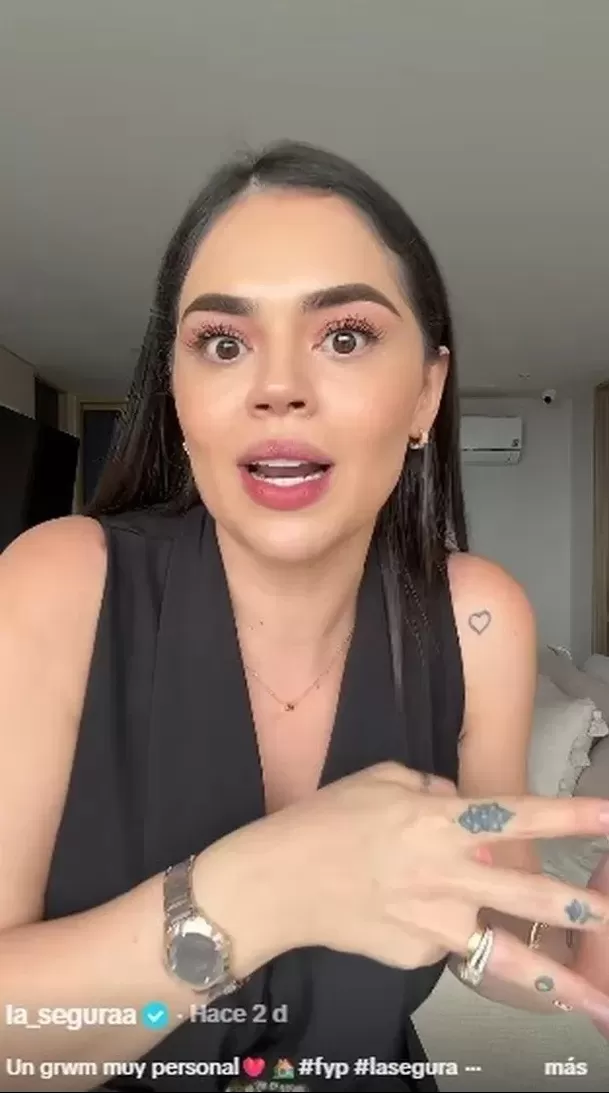 Natalia Segura reveló que debe mudarse con su hijo e Ignacio Baladán / TikTok