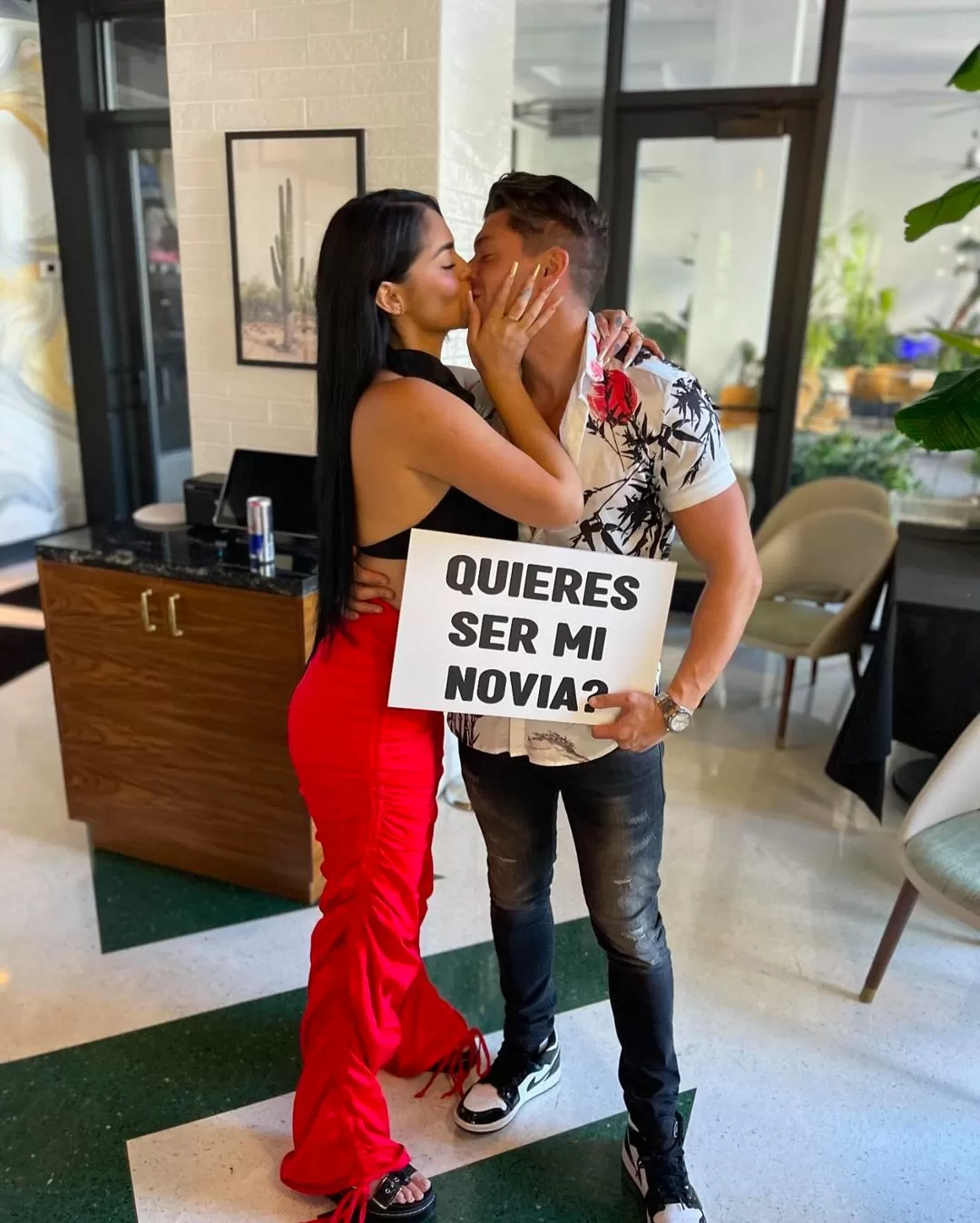 Natalia Segura le hizo un curioso pedido público a su novio Ignacio Baladán/Foto: Instagram