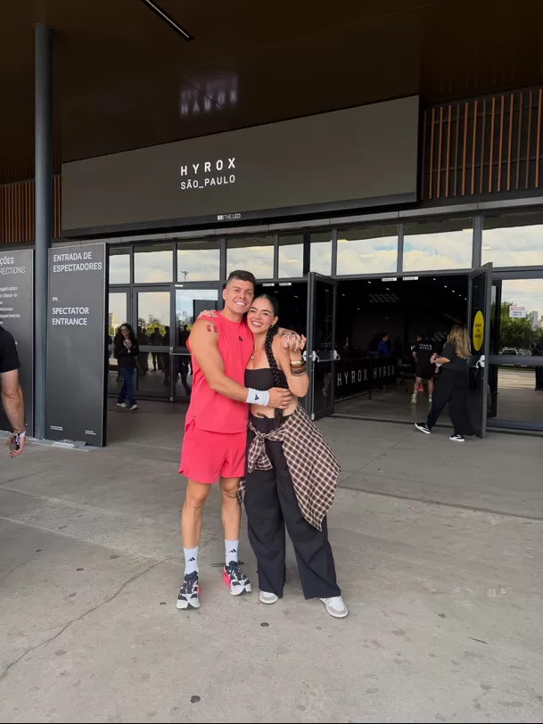 La influencer dedicó un emotivo mensaje a su esposo luego de que obtuviera el segundo lugar en una competencia internacional de HYROX/Fotos: IG:@ignaciobaladan La influencer dedicó un emotivo mensaje a su esposo luego de que obtuviera el segundo lugar en una competencia internacional de HYROX/Fotos: IG:@ignaciobaladan