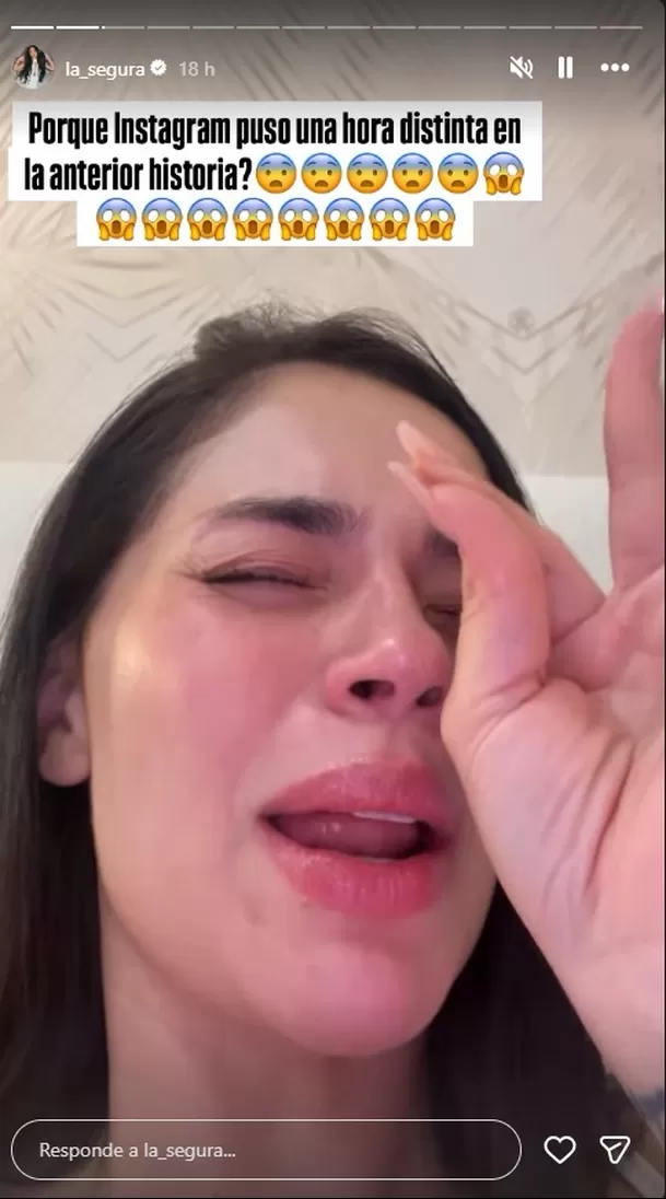 La influencer colombiana se mostró afectada en sus historias de Instagram por el cansancio acumulado y el malestar físico/ Captura La influencer colombiana se mostró afectada en sus historias de Instagram por el cansancio acumulado y el malestar físico/ Captura
