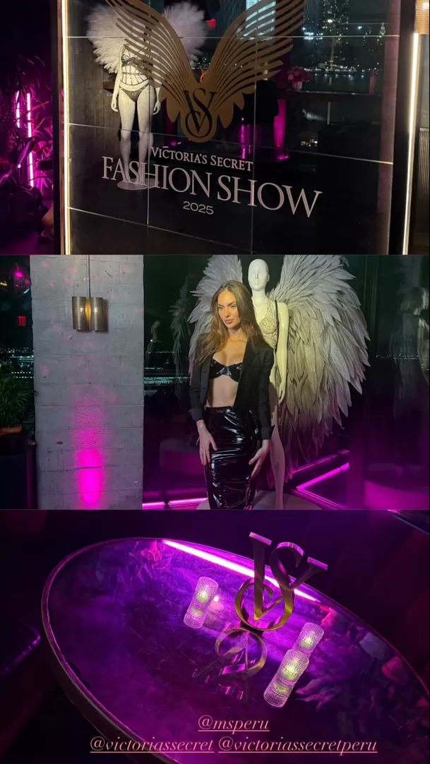 Natalie Vértiz en el Victoria’s Secret Fashion Show 2025/ Instagram Natalie Vértiz en el Victoria’s Secret Fashion Show 2025/ Instagram