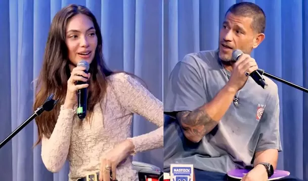 Natalie Vértiz no dejó pasar los comentarios de Yaco Eskenazi sobre la economía de su hogar. Foto: YouTube Natalie Vértiz no dejó pasar los comentarios de Yaco Eskenazi sobre la economía de su hogar. Foto: YouTube