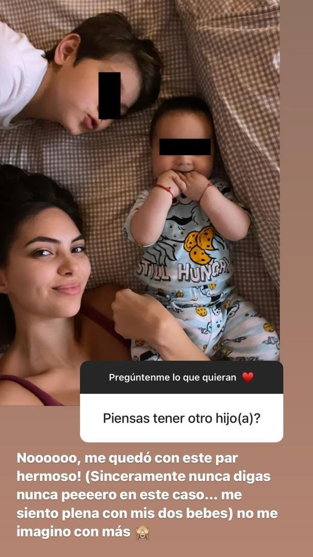 Natalie Vértiz descarta tener más hijos: “No me imagino con más”