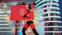 Natalie Vértiz se disfrazó de 'Elastigirl' en América Espectáculos