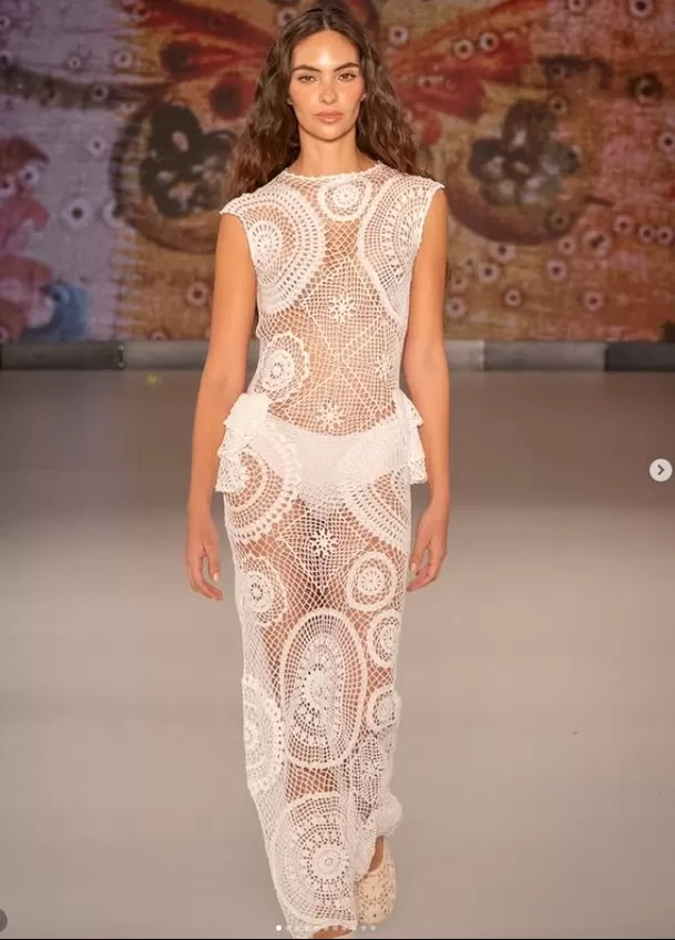 La conductora desfiló para la marca peruana Ayni y también formó parte del esperado show de Agua Bendita junto a Ryan Castro durante Colombia Moda 2026. Foto: IG @msperu La conductora desfiló para la marca peruana Ayni y también formó parte del esperado show de Agua Bendita junto a Ryan Castro durante Colombia Moda 2026. Foto: IG @msperu