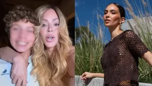 Sheyla Rojas compartió un video junto a su hijo y recibió cientos de comentarios. Entre ellos destacó el de Natalie Vértiz, quien no pudo ocultar su sorpresa al verlo convertido en todo un adolescente. Video: TikTok  @shey_oficial1