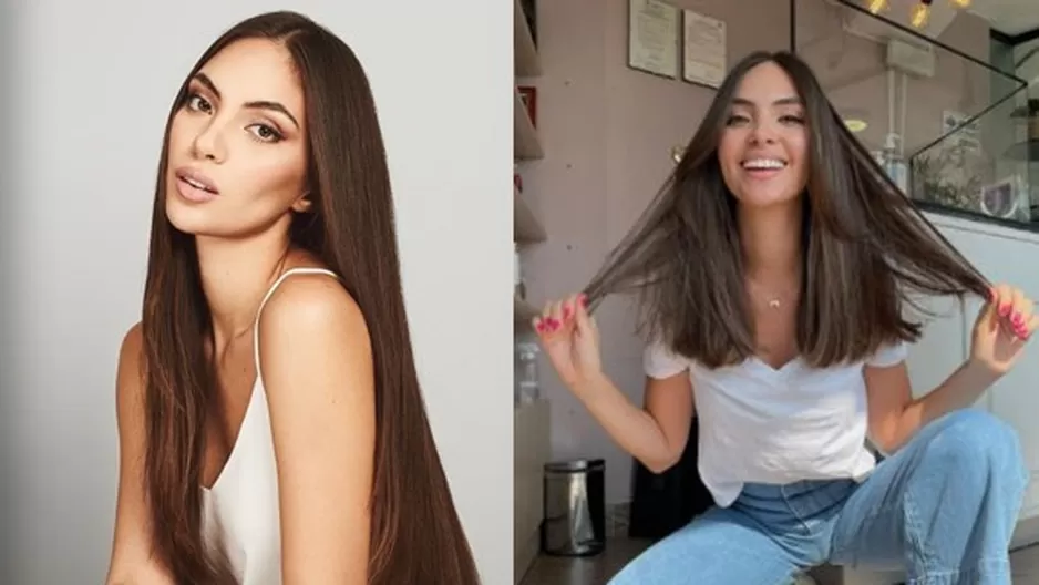 Natalie Vértiz se cortó su largo cabello para donarlo a favor de la limpieza del mar