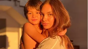 Natalie Vértiz y Liam. Foto y video: Instagram 