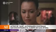 Naya Rivera: Autoridades confirman que encontraron el cadáver de la actriz de Glee