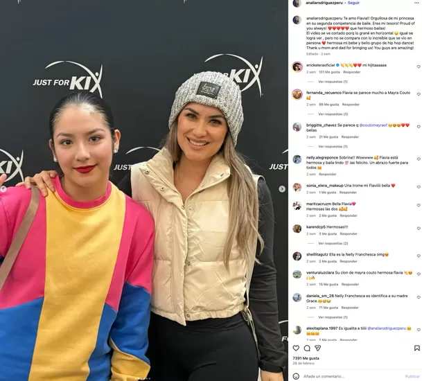 Flavia Elera, hija del actor Erick Elera, es recordada por su icónico papel de Nelly Francesca en 'Al fondo hay sitio'. Foto: Instagram