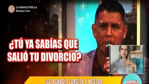 El cantante quedó en shock cuando le dijeron que salió la resolución de su divorcio