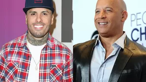 NickyJam y Vin Diesel juntos en una película. Foto: Composición