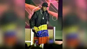 Nicky Jam dedicó premio Billboard a Venezuela. Foto: EFE