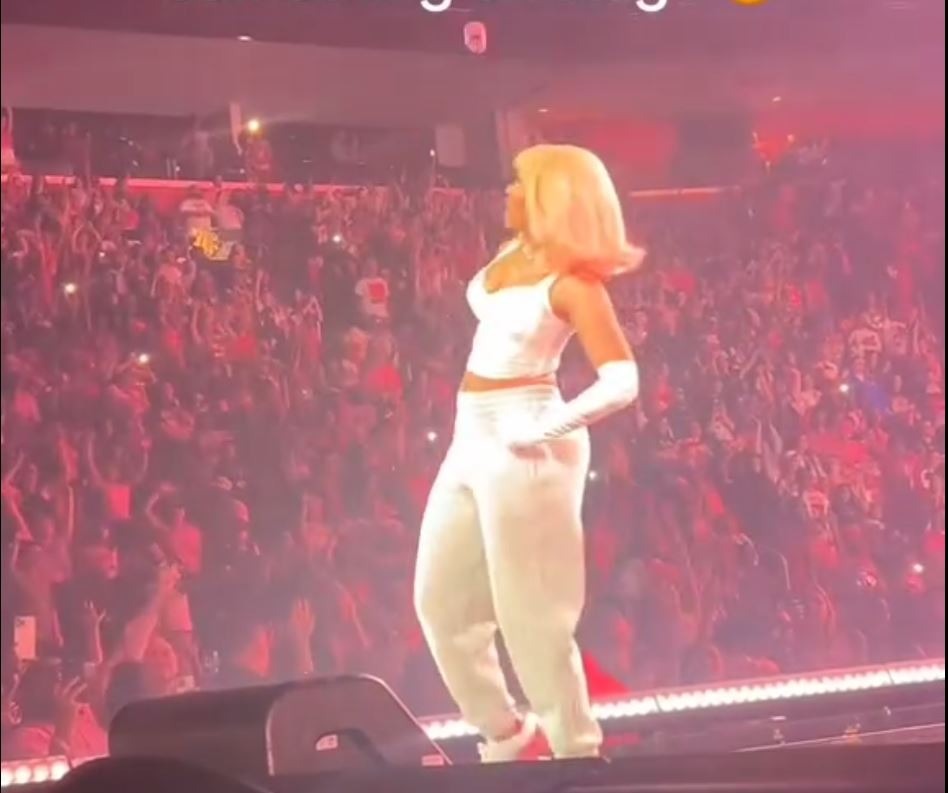 Sujeto desató la furia de Nicki Minaj por arrojarle un objeto al escenario/Foto: Instagram