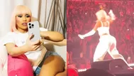 Nicki Minaj perdió los papeles con sujeto que le arrojó un objeto en pleno concierto