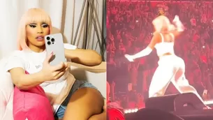 Nicki Minaj desató su furia contra un fanático que le arrojó un objeto al escenario en pleno concierto/Fotos y video: Instagram