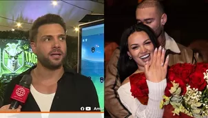 Nicola Porcella: “Angie Arizaga es una gran mujer” / América Espectáculos