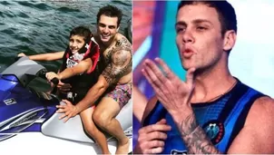 Nicola Porcella y su hijo protagonizaron emotivo momento en 'En boca de todos' (Fotos: Instagram / América TV)