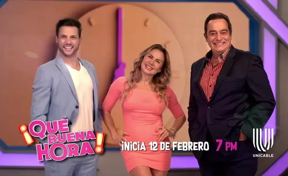 Nicola Porcella, Michelle Vieth y Omar Fierro conducirán ¡Qué buena hora! / Fuente: Instagram