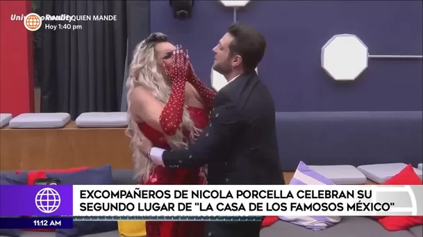 Nicola Porcella y Wendy Guevara en la final de 'La Casa de los Famosos'