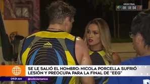 Nicola Porcella y Angie Arizaga (Foto: Captura América TV)