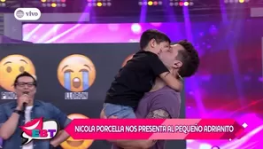 Nicola Porcella enterneci&oacute; a sus fans con este momento (Foto: Am&eacute;rica TV)