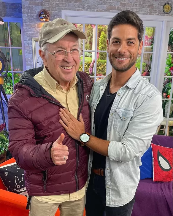 Andrés Wiese y Luis Ángel Pinasco se reencontraron con un cariñoso abrazo/ Foto: Instagram