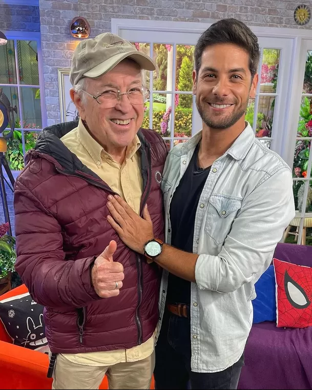 Andrés Wiese y Luis Ángel Pinasco se reencontraron con un cariñoso abrazo/ Foto: Instagram