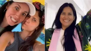 Nidia Bermejo y Lucía Covarrubias enternecieron TikTok con reencuentro en aeropuerto de México. Video: TikTok