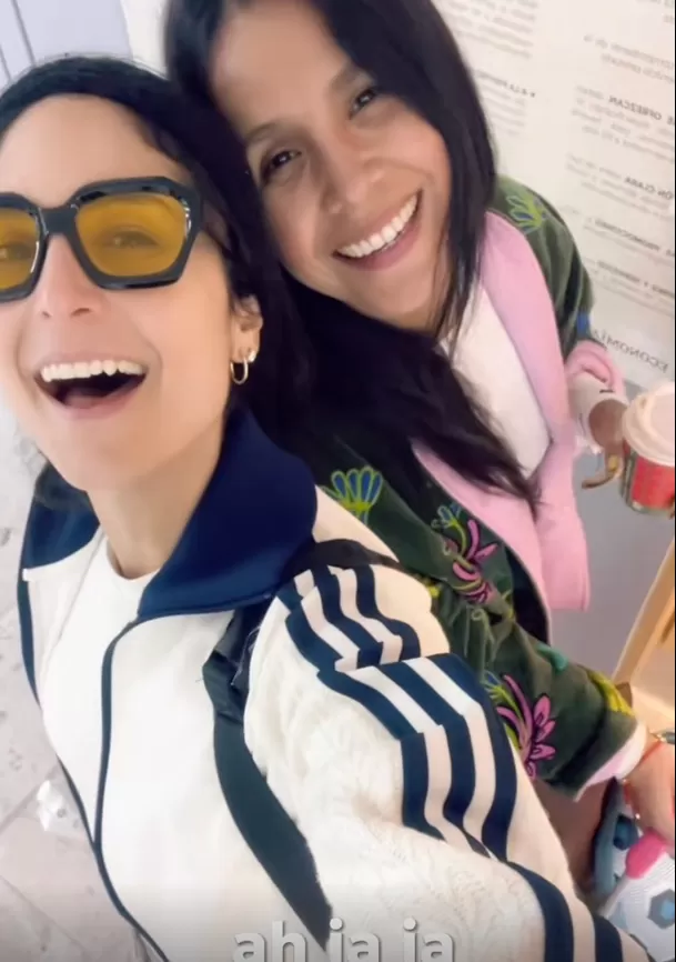 Así fue el tierno reencuentro entre Nidia Bermejo y Lucía Covarrubias en México. Foto: TikTok Así fue el tierno reencuentro entre Nidia Bermejo y Lucía Covarrubias en México. Foto: TikTok