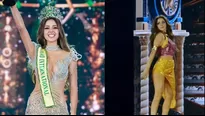 Luciana Fuster se rindió ante el desenvolvimiento de una niña asiática que imitó a la perfección la pasarela que realizó cuando se coronó como Miss Grand International/Fotos:Instagram/Video: TikTok