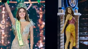 Luciana Fuster se rindió ante el desenvolvimiento de una niña asiática que imitó a la perfección la pasarela que realizó cuando se coronó como Miss Grand International/Fotos:Instagram/Video: TikTok