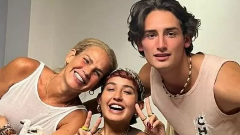 Niurka y sus hijos: Romina y Emilio. Fuente: Instagram