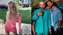 Britney Spears se tomó una foto junto a Maluma y J Balvin y no tenía idea de quiénes eran/ Fotos: Instagram/Video: Instagram