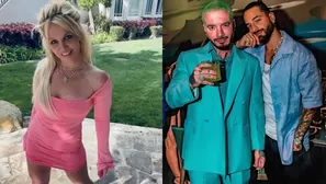 Britney Spears se tomó una foto junto a Maluma y J Balvin y no tenía idea de quiénes eran/ Fotos: Instagram/Video: Instagram