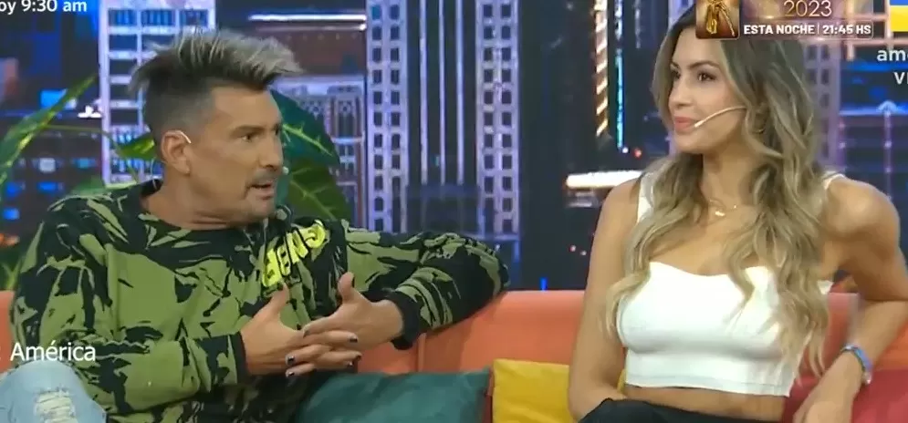 Milett Figueroa fue una de las invitadas del programa 'Desayuno Americano' junto a Luciana 'El Tirri', primo de Marcelo Tinelli / Foto: América Espectáculos