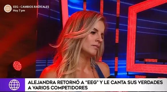 ¡No lo pasa! Alejandra Baigorria “aterrizó” a Raúl Carpena: “Estar en televisión un mes, no te hace artista de Hollywood”