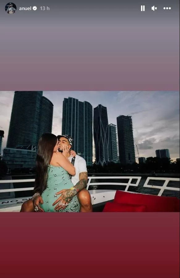  ¿No puede estar solo? Anuel AA se luce besando a una mujer en el cumpleaños de su ex Yailín 