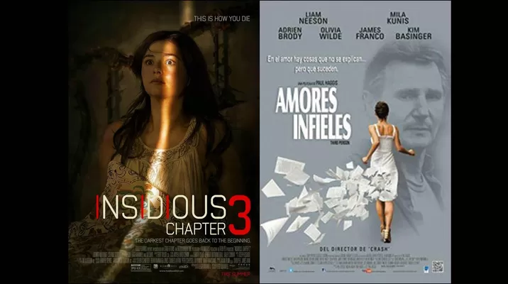 ‘La noche del demonio 3’ y ‘Amores infieles’ entre los estrenos ‘La noche del demonio 3’ y ‘Amores infieles’ entre los estrenos