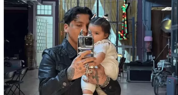 Nodal explicó que no estuvo presente en el cumpleaños de su hija Inti por motivos de trabajo.Fuente: Instagram